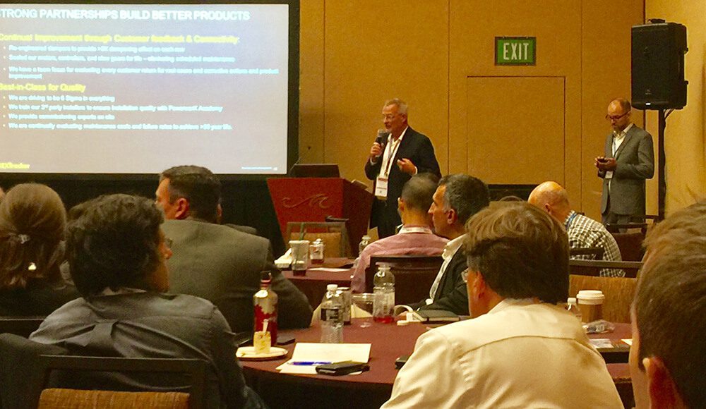 NEXTracker VP of Global Asset Management and Support, Marty Rogers joined the PV Magazine 6th Quality Roundtable during SPI 2017