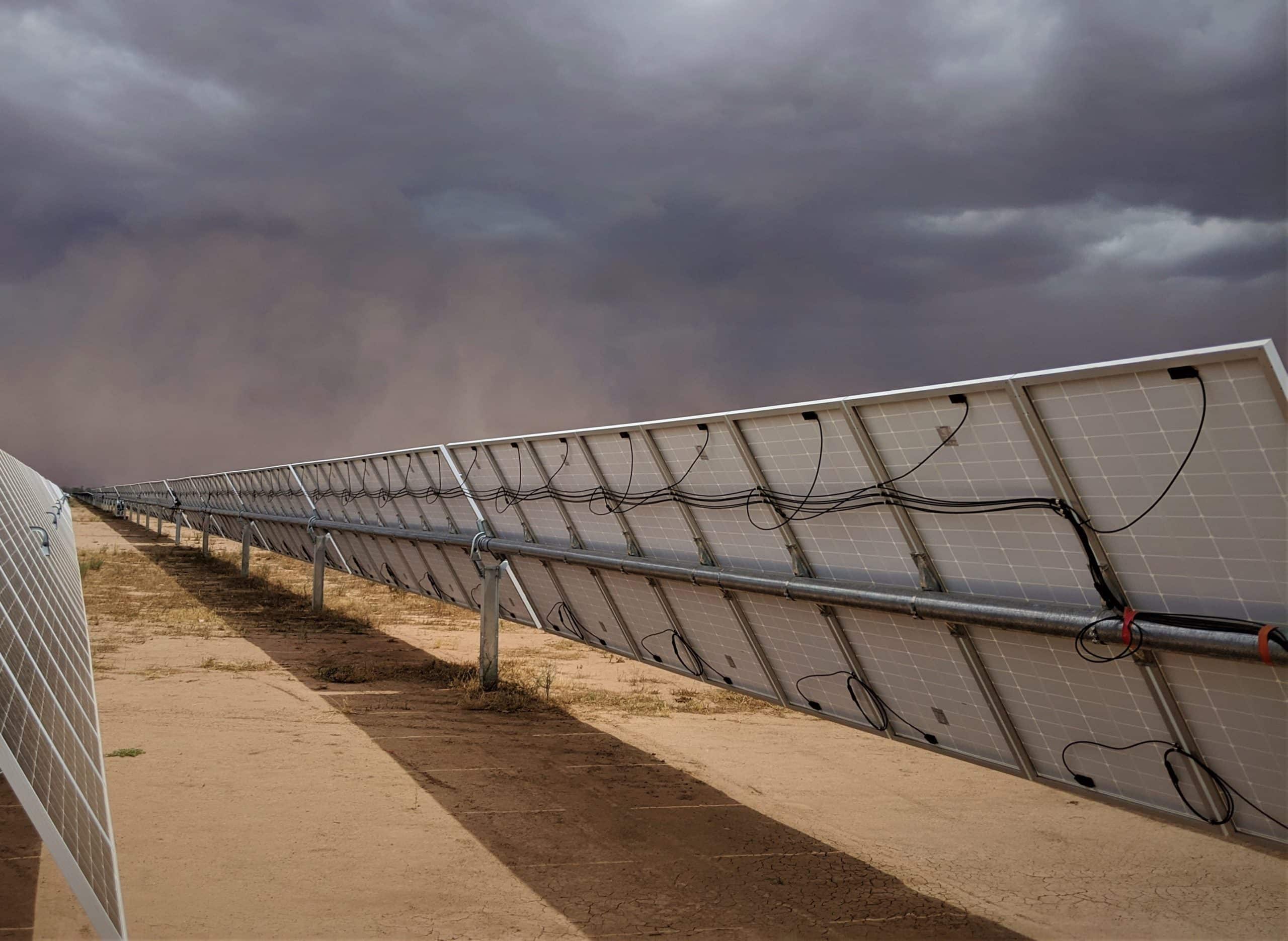 Scale Solar Plants to Reduce the Threat of Hail Damage