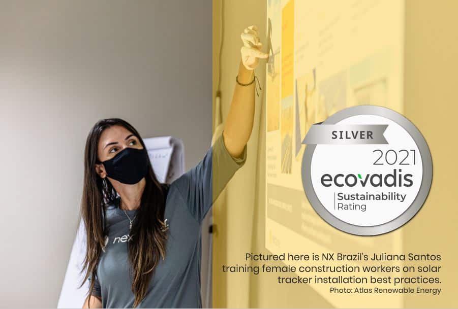 Nextracker Awarded Ecovadis Silver Medal for Sustainability, Transparency, and Equity Rating