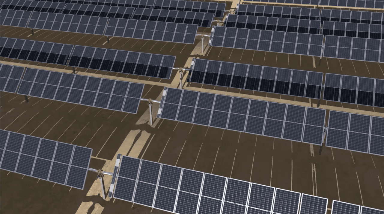 Solar Panels in Shadow