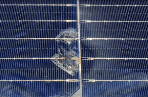 Hotspot failures showing localized heating, which resulted in melted solder and burnt encapsulant.